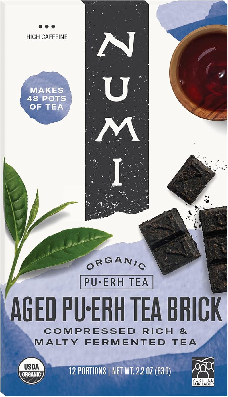 Numi Organic Aged Pu-Erh Tea Brick - Image 1
